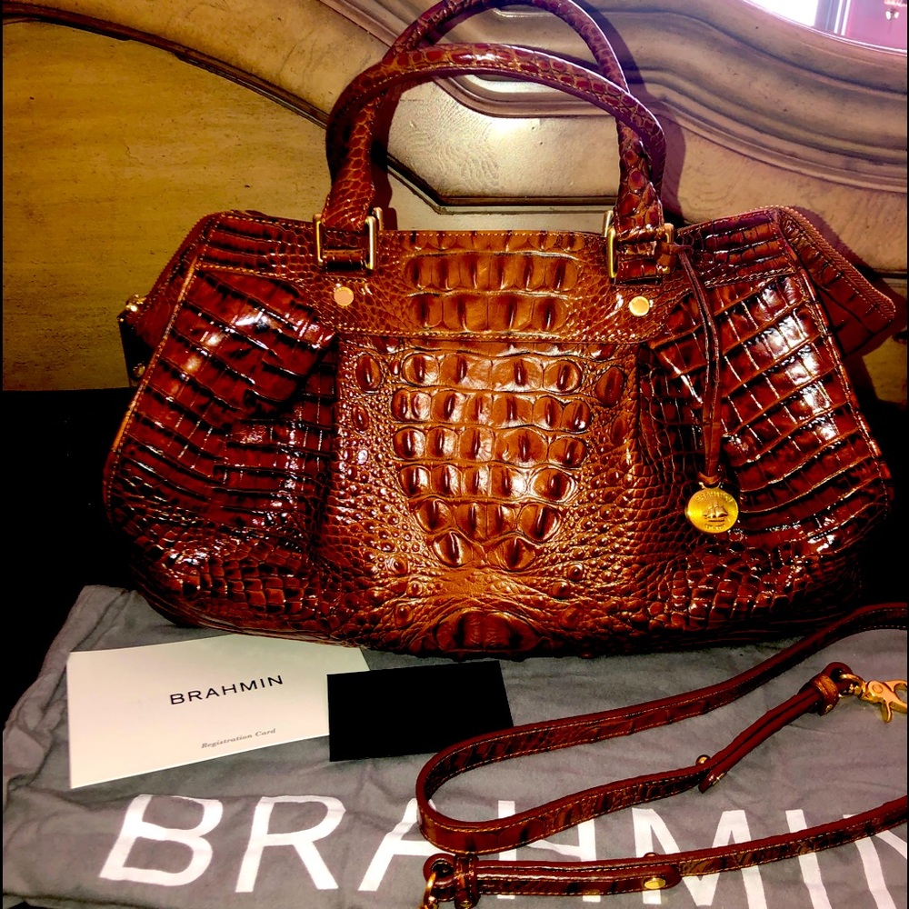 🌺Brand New🌺 BRAMIN Faye Toasted Almond Melbourne Satchel